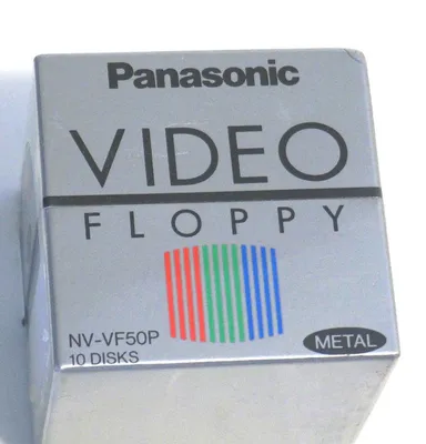 NEW PANASONIC NV-VF50P VIDEO FLOPPY BOX OF 10 NVVF50P