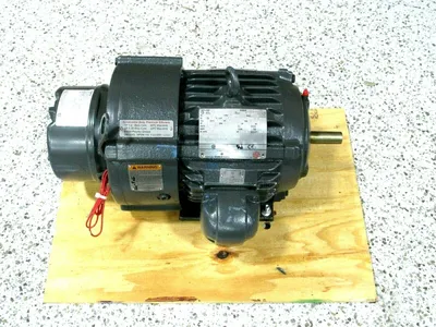 NEW US MOTORS 10706586-100 MOTOR WITH BRAKE 1HP 460V 7/8" DIA. 105601100DLF JDEM