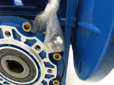 Haitec GR HMRV075 80B5 Worm Gearbox 30:1 Reducer 47 RPM Hollow RH or LH IEC 80