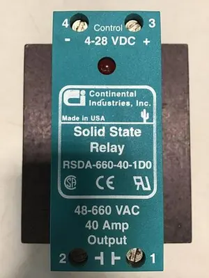 USED CONTINENTAL INDUSTRIES RSDA-660-40-1D0