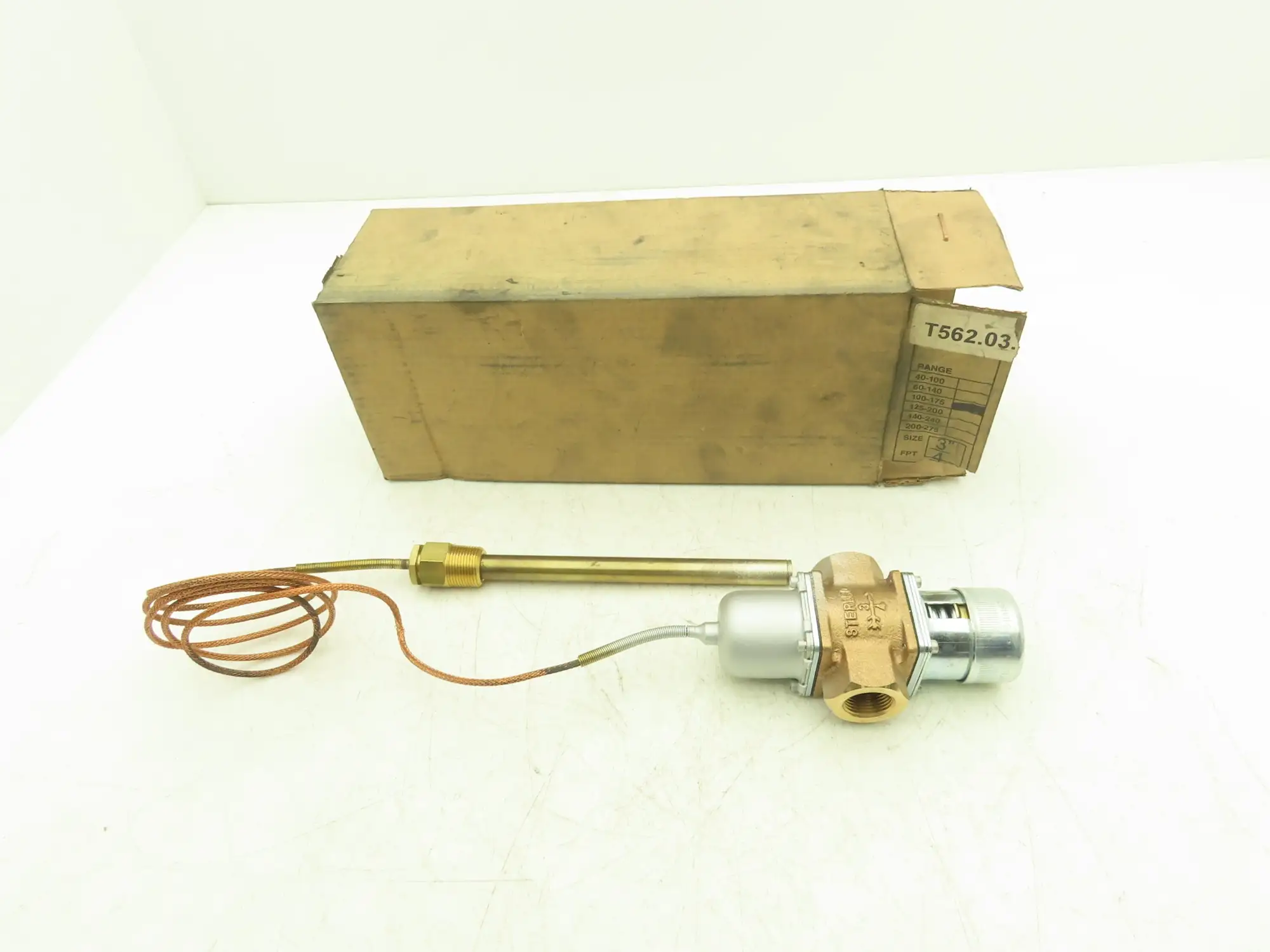 Sterlco 56T-100-175-75 Type 56T Temperature Actuated Water Regulating Valve