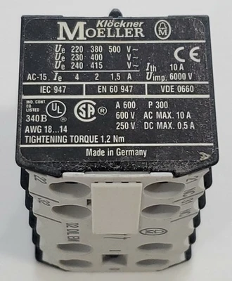 NEW Moeller 02 DIL EM