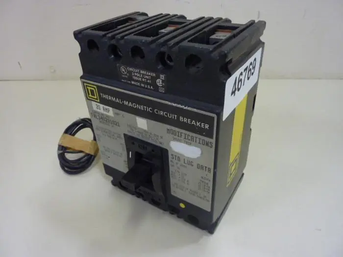 Used SQUARE D FAL340201021 Circuit Breakers Michigan US | Ideal Machinery #602517