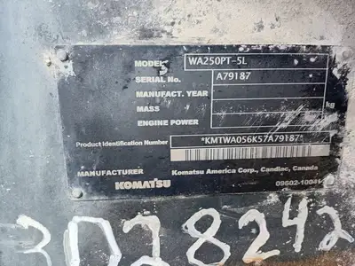 Used KOMATSU WA250PT-5L Wheel Loaders British Columbia CA | Lenmark #1489050