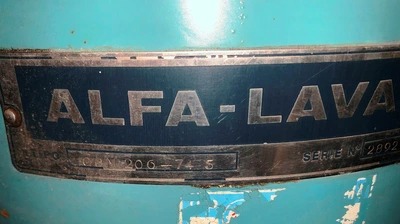 Alfa-Laval CDM 206-74S liquid/liquid separator, SS.