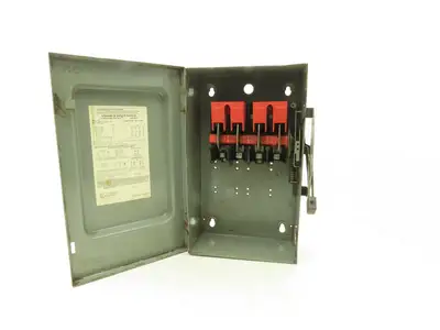 Square D HU461 30A 600V Disconnect Non-Fused