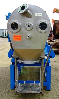 Heinkel HF 600 Inverting Filter centrifuge, 316L SS.