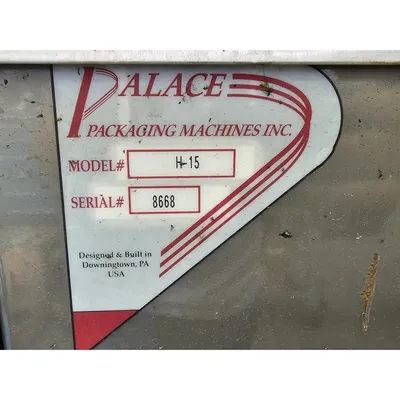 USED PALACE PACKAGING MACHINES, INC. H-15