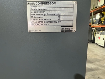1998 ATLAS COPCO GA11 Air Compressor | K.B. Industries LLC (7)