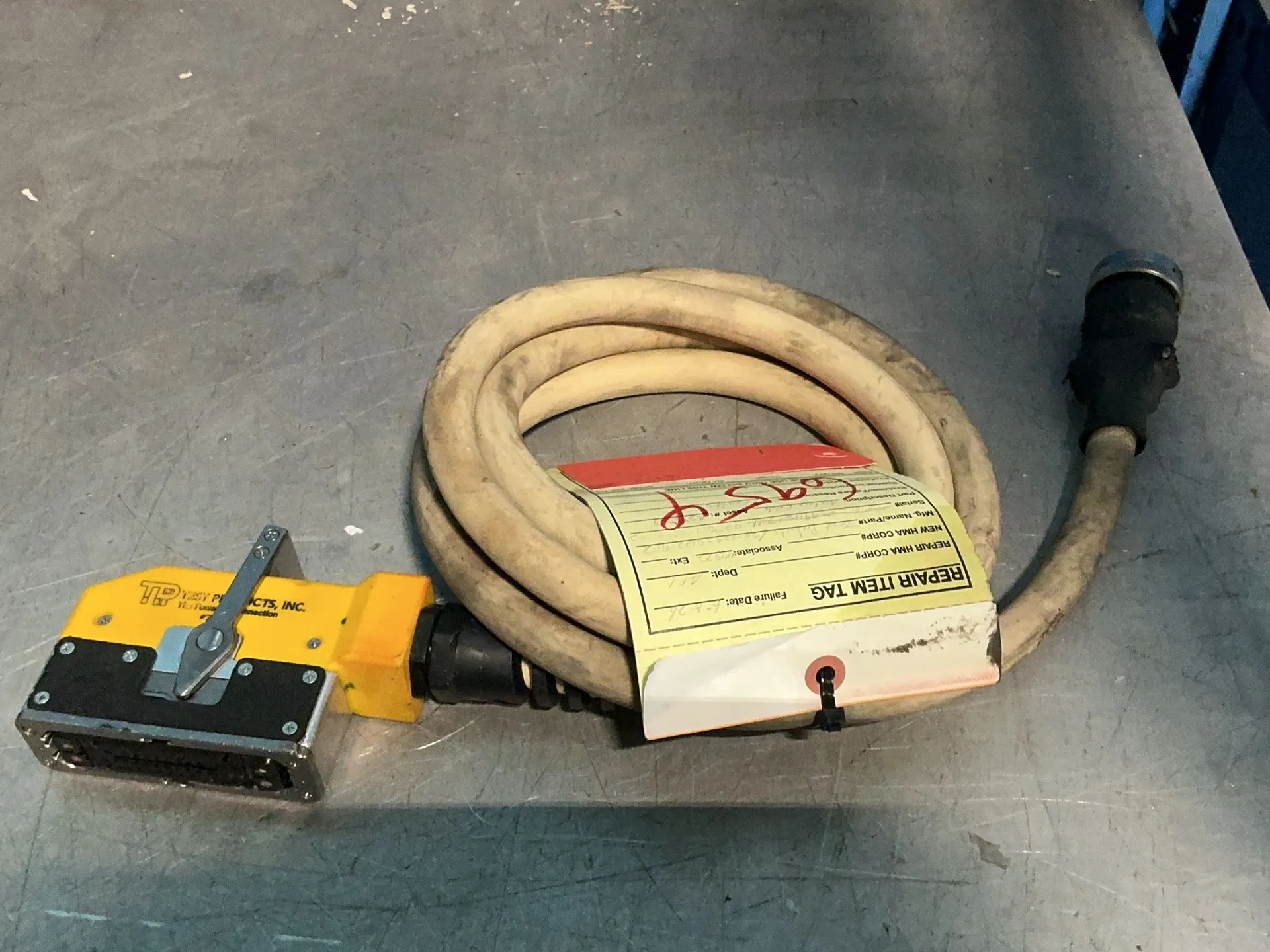 Used TEST PRODUCTS 205550122907 Cable & Wire Ohio US | HGR 24 #1300062