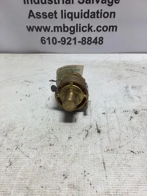 Kunkle 1″ Brass Safety Valve; 0001E01-KC  -NIB