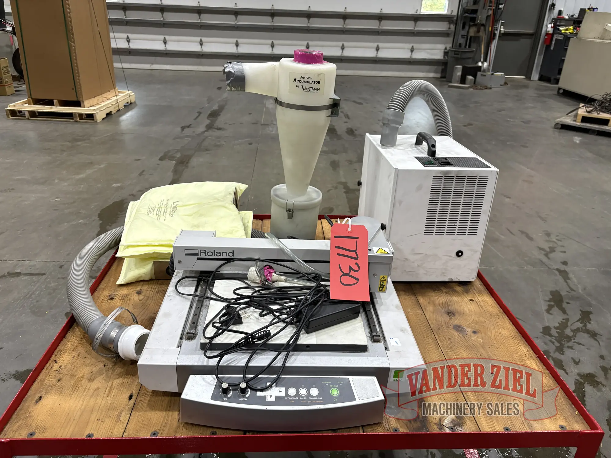 Used ROLAND EGX-30A DESKTOP ROTARY ENGRAVER Engravers Michigan US | Vander Ziel Machinery Sales #483280