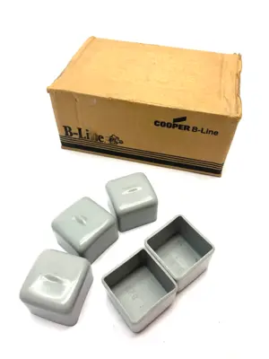 New | in-Stock Cooper B-Line Gray Plastic End Cap Construction Equipment Parts Michigan US | Maverick Industrial Sales #1400709