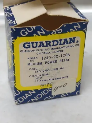New | in-Stock GUARDIAN 1240-2C-120A Miscellaneous Equipment (Electrical & Power) | Surplus Asset Holdings #1202165