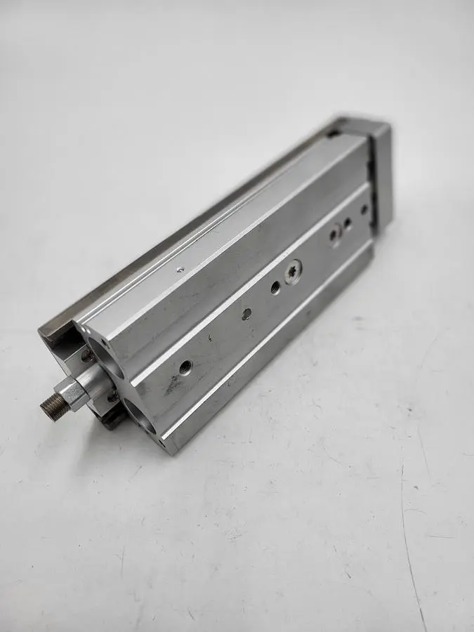 Used SMC SMC MXQ0A-75ZG3 PNEUMATIC CYLINDER AIR SLIDE TABLE Pneumatic Cylinders | ND Industrial Surplus #1215852