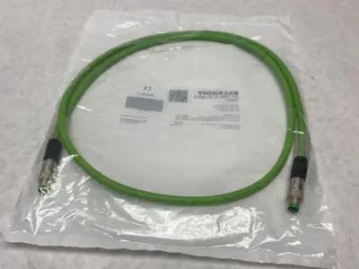 NEW BECKHOFF ETHERCAT EXTENSION CABLE M8 4-PIN 1M MALE TO MALE