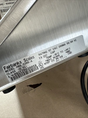 NEW Fairbanks 18357