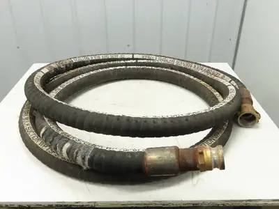 Jason 4470 Dry Bulk Material Suction Hose 2" ID x 25' 6" Gum Rubber 75 PSI