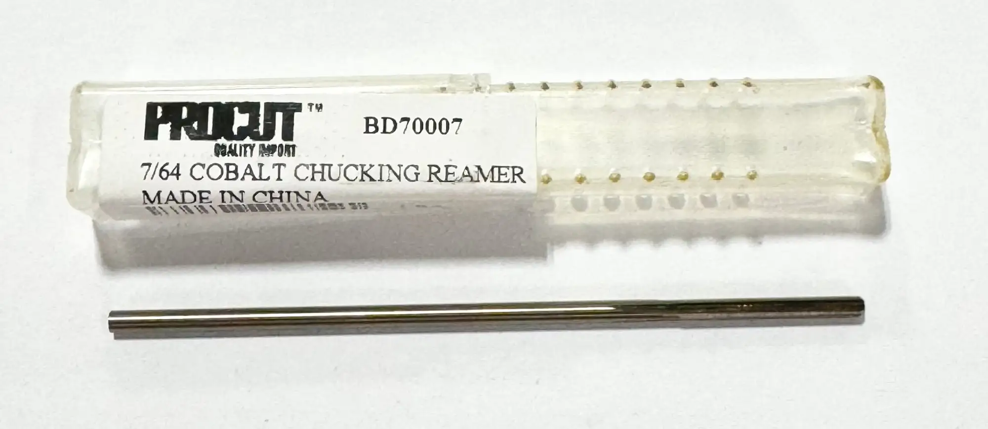 ProCut 7/64" Cobalt Chucking Reamer Straight Flute Straight Shank