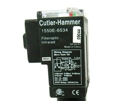 NEW CUTLER HAMMER 1550E-6534 FIBEROPTIC-INFRARED 1550E6534