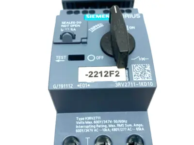 USED SIEMENS SIRIUS MOTOR PROTECTOR CIRCUIT BREAKER FRAME SIZE S00