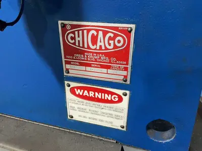 Used CHICAGO DREIS & KRUMP 265 Press Brakes Ohio US | HGR 24 #1568470