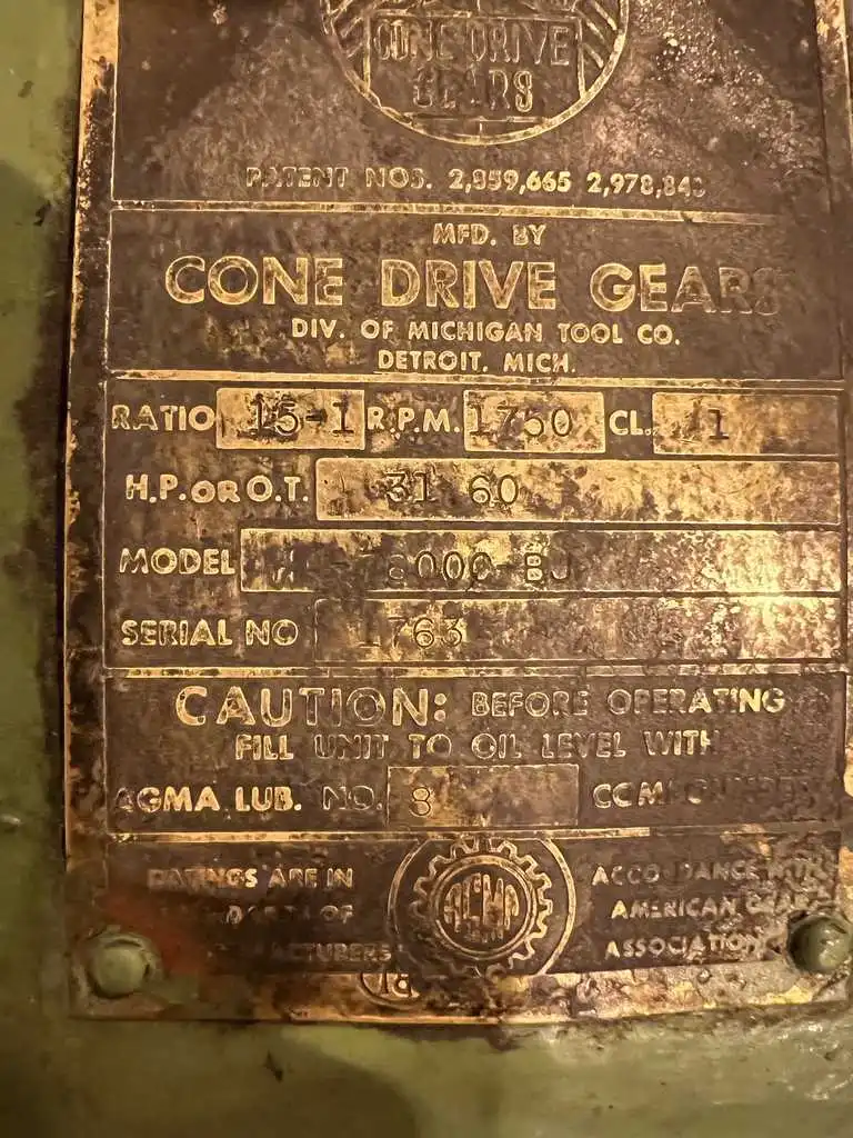 USED CONE DRIVE GEAR H-8000-BJ