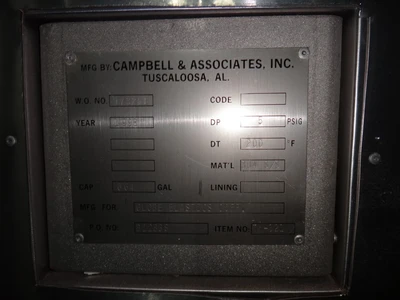 664 Gallon 304 Stainless Vertical Tanks