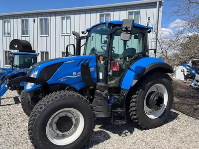 New | in-Stock 2025 NEW HOLLAND T5.120 Utility Tractors Maine US | Beauregard Equipment #1511337