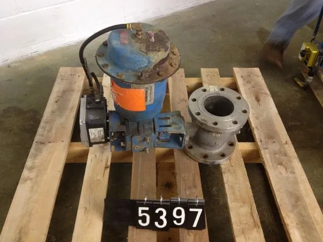 Neles Jamesbury  4"-150 V-Ball Control Valve