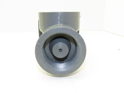 Plast-o-matic DA-200V-PV 2" Shutoff Valve PVC Double Action Pneumatic 2" NPT