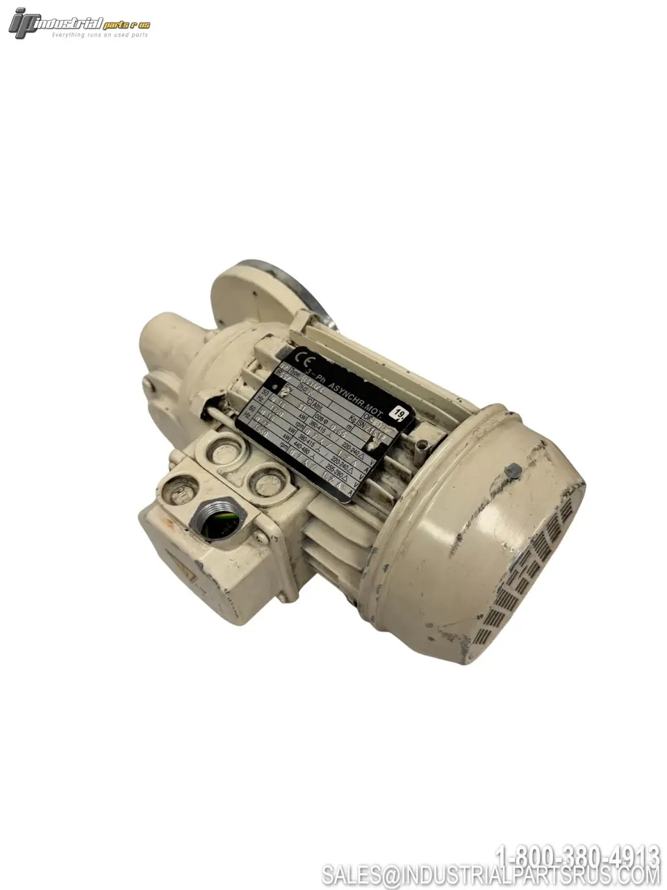 Used ASYNCHR.MOT. MB63A/4 A.C. Motors Kentucky US | Industrial Parts R Us Inc. #1394821