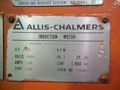 Used ALLIS-CHALMERS ANW A.C. Motors Ohio US | Equipment Recovery Corp. #1331284
