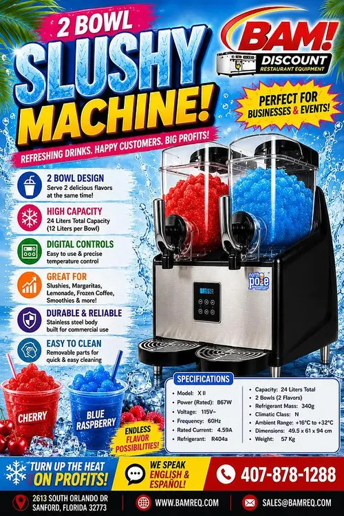 New | in-Stock NORTH POLE X II Restaurant Small Appliances Florida US | BAM Discount Restaurant Equipment #1144934