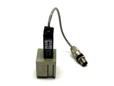 IS1000 | SMC  Pressure Switch on Spacer Block - Used