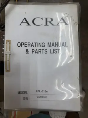 Used 2006 ACRA ATL618E Precision Lathes Illinois US | Aucto #1423297