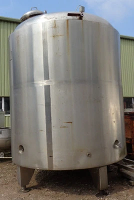 12,000 L S/S JKTD Vertical Pressure Vessel