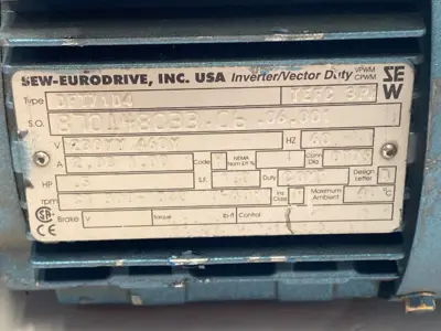 New | in-Stock SEW-EURODRIVE Gear Motor 1700RPM .5HP 60Hz w/ SA47DT71D4 Gear Box Gearmotors Michigan US | Maverick Industrial Sales #1389614