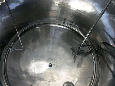 USED PAUL MUELLER 4000 LITER SS JACKETED REACTOR W/ AGITATOR 50 PSI FV &100 PSI