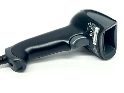 USED KEYENCE REV. H HANDHELD CODE READER W/ HR-1C3UN REV. C COMM CABLE