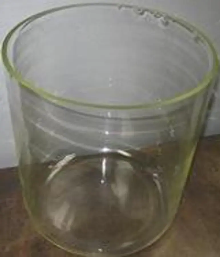 QTY. 1. CANNON VISCOSITY BATH CLEAR LAB GLASS JAR ...