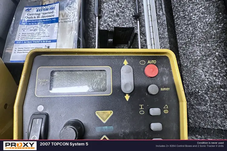 Used 2007 TOPCON SYSTEM 5 Surveying Equipment Ohio US | Proxy Equipment #1385400