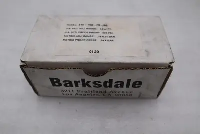 NEW OPEN BOX Barksdale E1H-H90-P6-BR PRESSURE SWITCH STOCK 1884CC