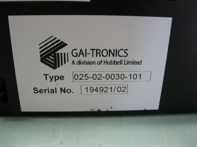 USED Gai-Tronics 025-02-0030-101