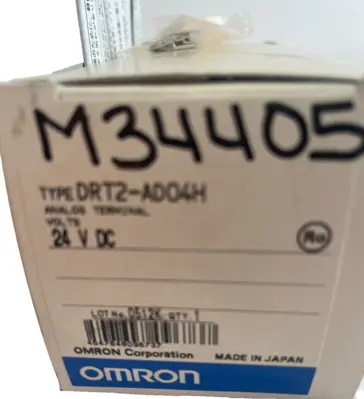NEW OMRON DRT2-AD04H ANALOG TERMINAL 24V DC DRT2AD04H