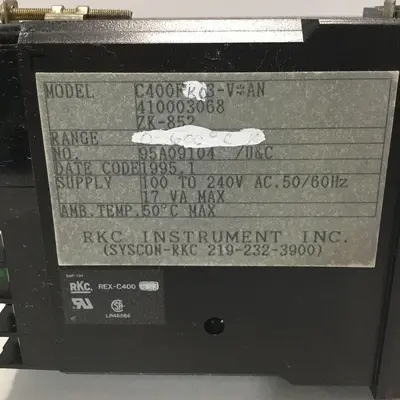 USED RKC REX-C400FK03VAN