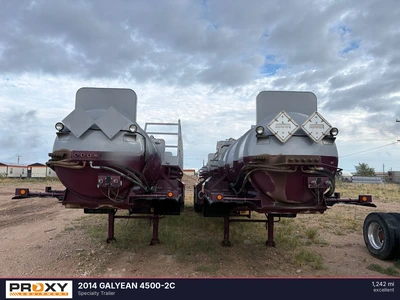 Used 2014 GALYEAN 4500-2C Tanker Trailers New Mexico US | Proxy Equipment #1498219