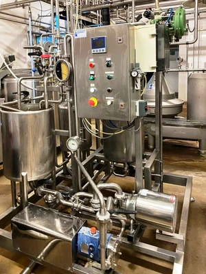 Kalt/GEA Westfalia 24 TPD complete cheese plant.
