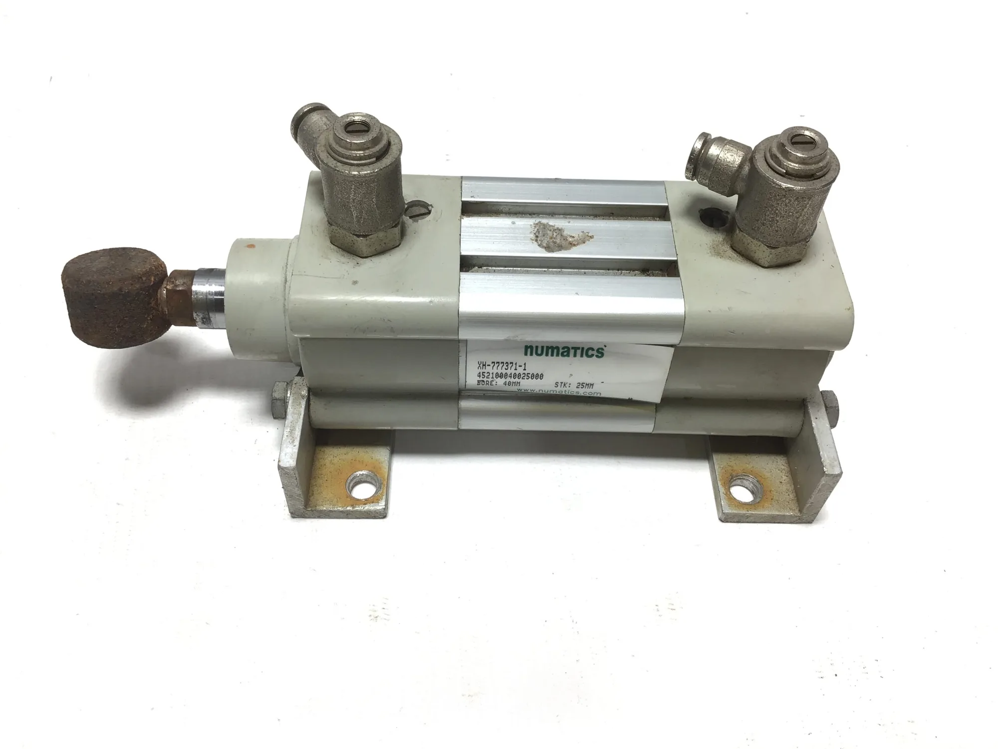 Numatics XH-777371-1 Double Acting Air Pneumatic Cylinder 40mm Bore 25mm Stroke