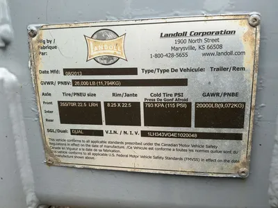 Used 2014 LANDOLL HYDRAULIC TILT CONTAINER HAULING Tiltbed Trailers Michigan US | Miedema Asset Management Group #1328950